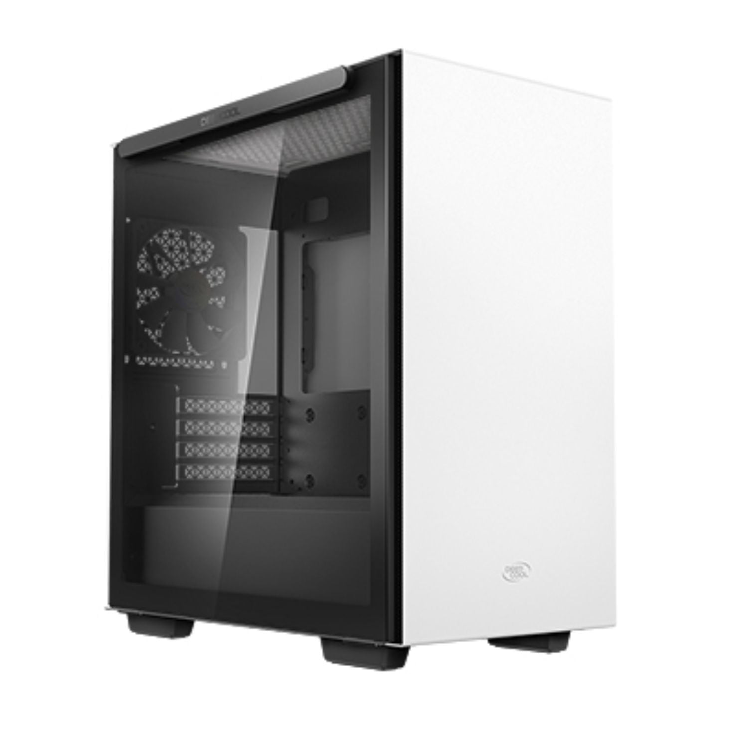 DeepCool MACUBE 110 White Minimalistic Micro-ATX Case, Magnetic Tempered Glass Panel, Removable Drive Cage, Adjustable GPU Holder, 1xPreinstalled Fan DeepCool MACUBE 110 White Minimalistic Micro-ATX Case, Magnetic Tempered Glass Panel, Removable Drive Cage, Adjustable GPU Holder, 1xPreinstalled Fan